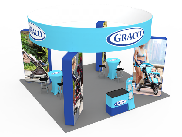 20x20ft Portable Exhibition Stand Display Booth 4