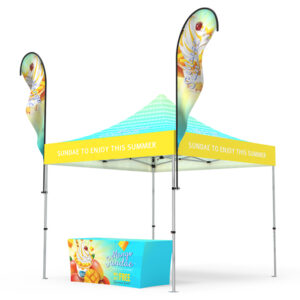 Pop-up Canopy 10x10ft Custom Package 13