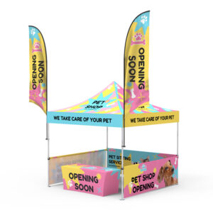 Pop-up Canopy 10x10ft Custom Package 14