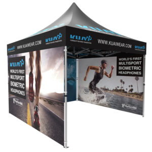 Pop-up Tent 10x10ft with Double-sided Full Backwall & 2x Double-sided Full Side Panel - Image 3