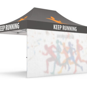 Pop-up Tent 10x15ft with Single-sided Full Backwall - Image 3