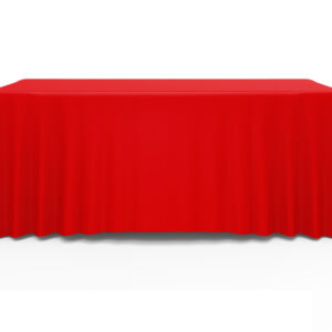 6ft Blank Loose Table Throw - Red - Image 3