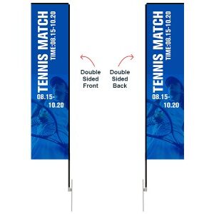 Rectangular Banner - Large 12ft - with Ground Spike - Image 2