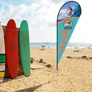 Teardrop Banner - X-Large 15ft - with Ground Spike - Image 3