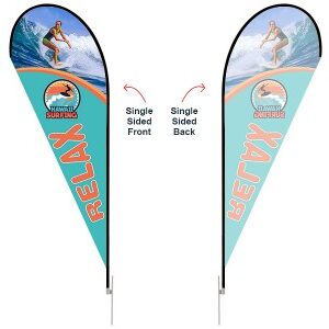 Teardrop Banner - X-Large 15ft - with Ground Spike - Image 4
