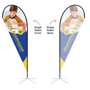 Teardrop Banner - X-Large 15ft - with Cross Base - Image 5