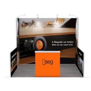 10 ft trade show booth Qseg display kit QS-030324007 - Image 2