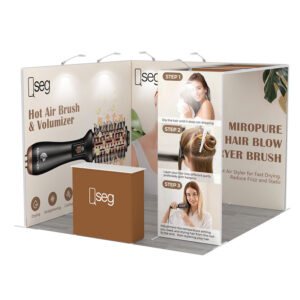 10×10 event booth Qseg display kit QS-030324013 - Image 1