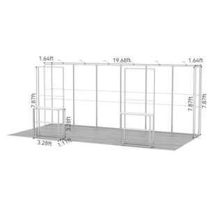 10×20 inline booth Qseg display kit QS-030624023 - Image 4