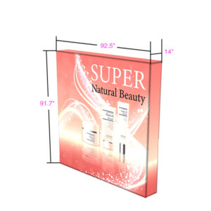 Rectangle - Small 8ft - Free Standing LED Backlit Display - Image 5