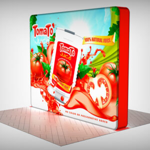 Rounded Rectangle - Medium 10ft - Free Standing LED Backlit Display - Image 3