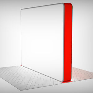 Rounded Rectangle - Medium 10ft - Free Standing LED Backlit Display - Image 4