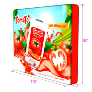 Rounded Rectangle - Medium 10ft - Free Standing LED Backlit Display - Image 5